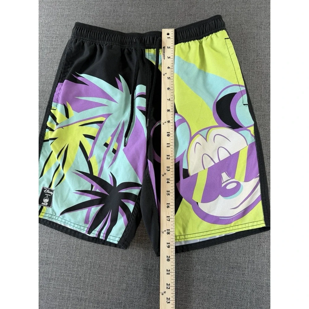 Disney Collection By Neff Mickey Mouse Tropical Board Shorts  Mens S‎ Swim Trunk